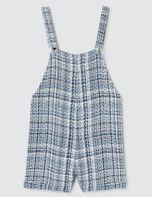 Combinaison short en tweed