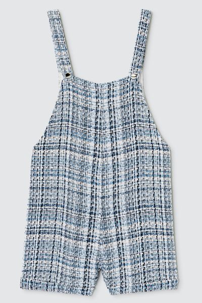 Combinaison short en tweed