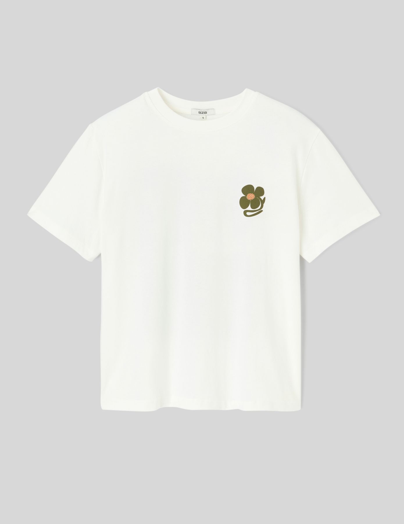 T-shirt imprim&eacute; devant / dos