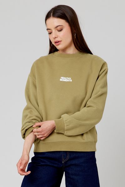 Sweat col rond imprimé