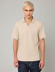 Polo maille fantaisie