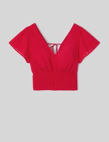 Blouse en broderie anglais