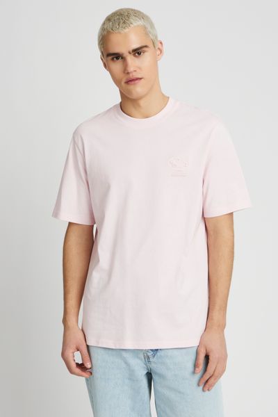 T-shirt broderie poitrine