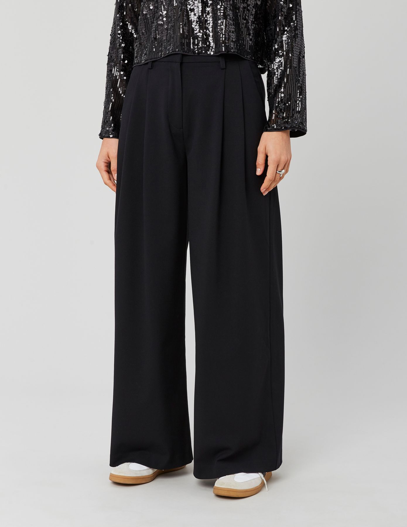 Pantalon &agrave; pince ajustable