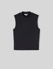 T-shirt sans manches col montant