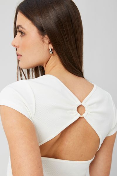 T-shirt dos nu bijou