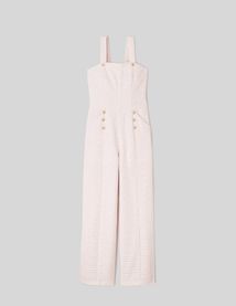 Combinaison pantalon en tweed
