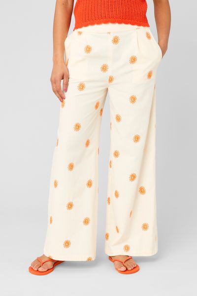 Pantalon brod&eacute;