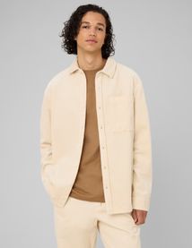 Chemise en velours c&ocirc;tel&eacute;