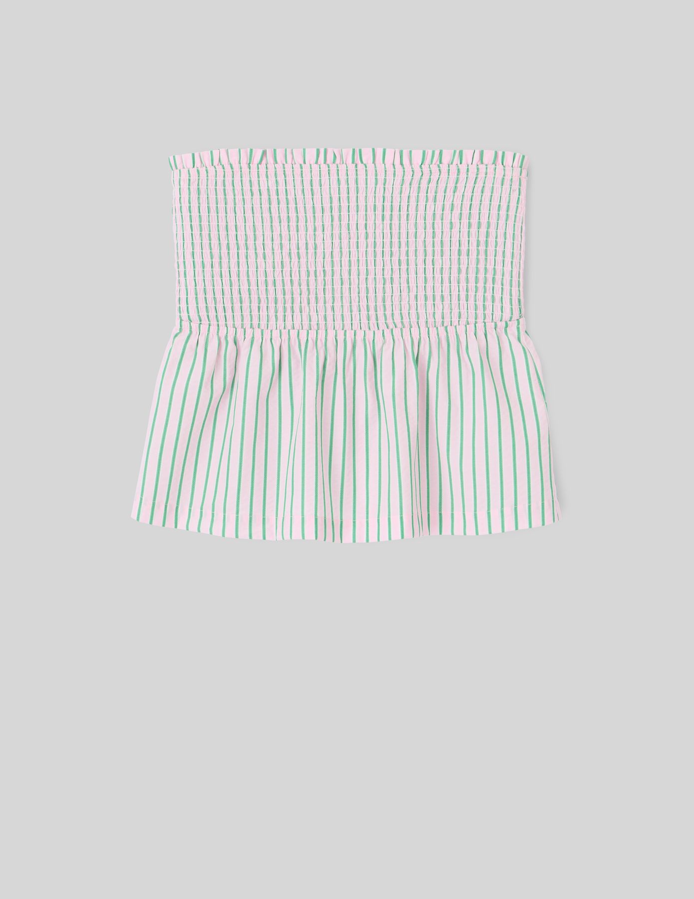 Top bustier rayé