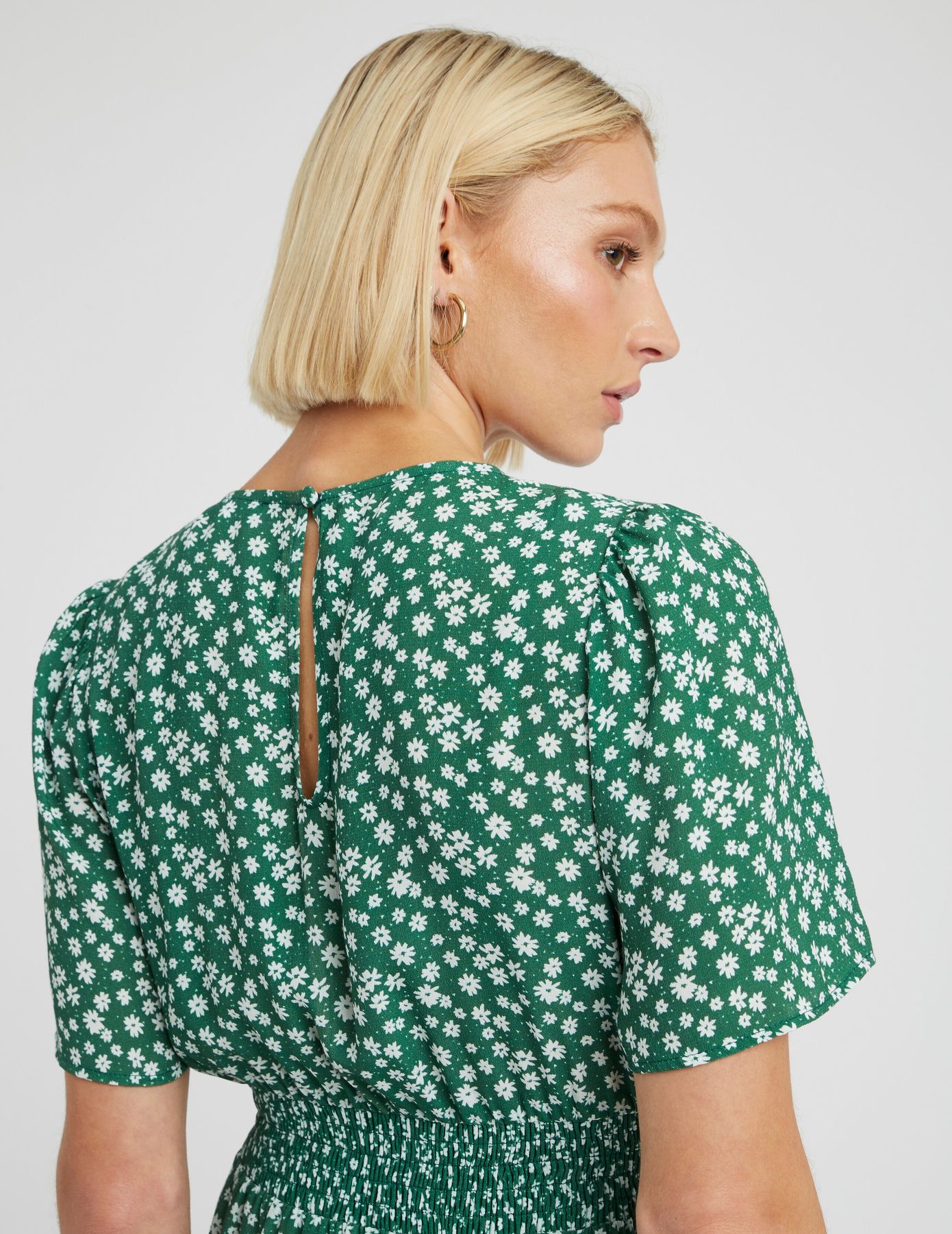 Robe longue imprim&eacute;e