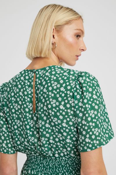 Robe longue imprim&eacute;e