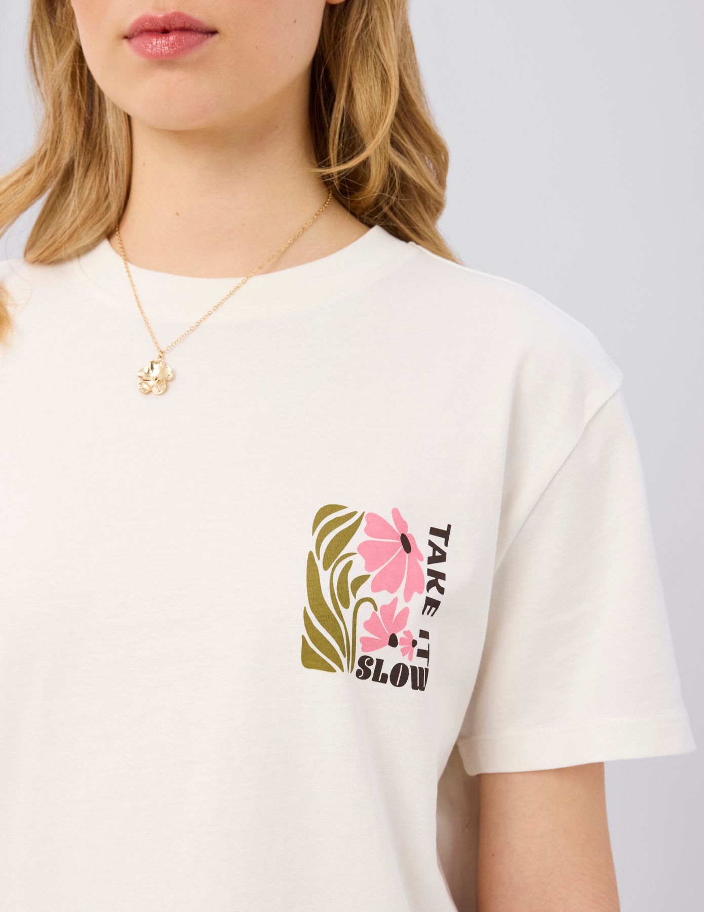 T-shirt imprim&eacute; devant/dos