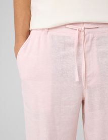 Pantalon de ville fluide viscose lin