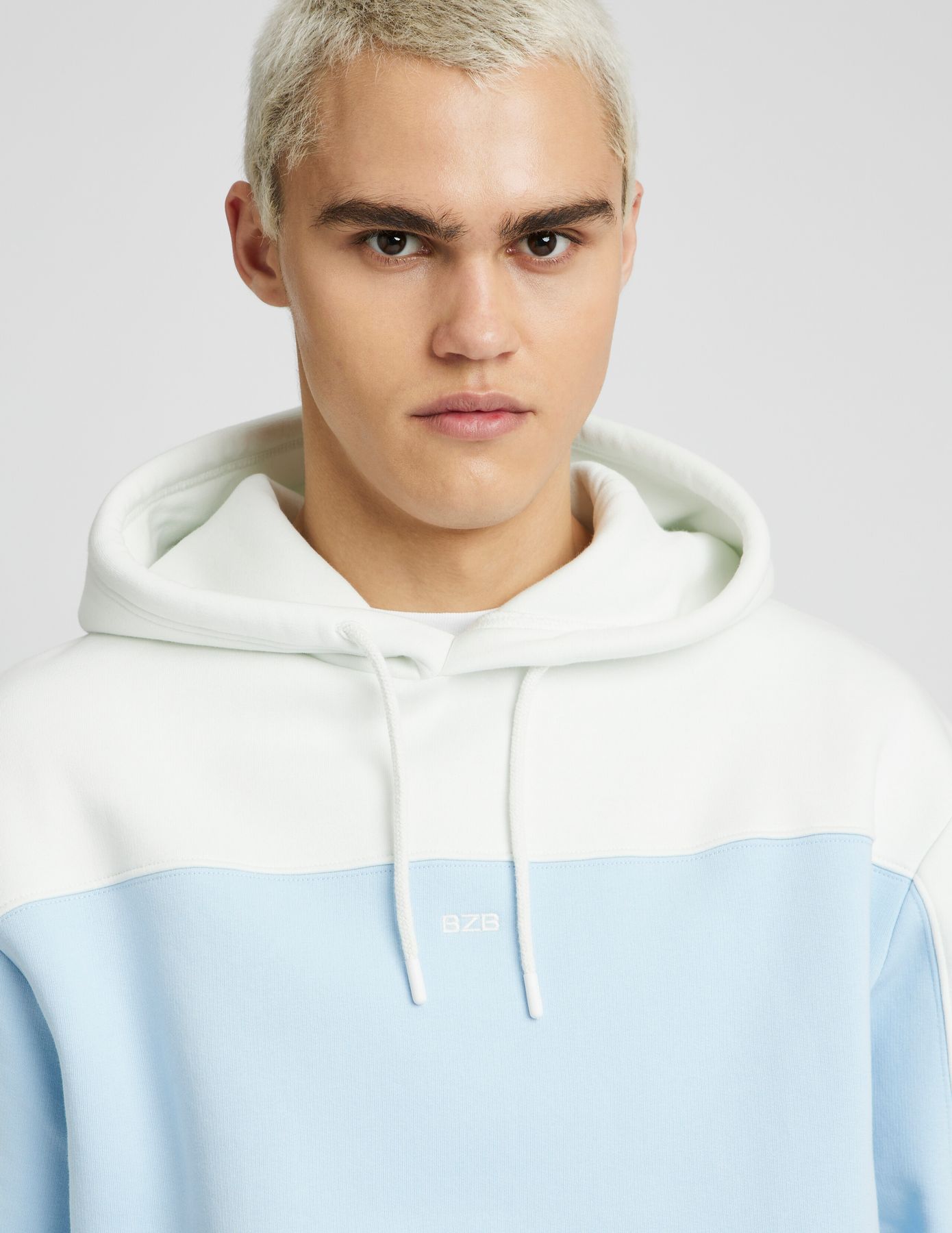 Sweat à capuche colorblock