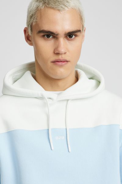 Sweat à capuche colorblock