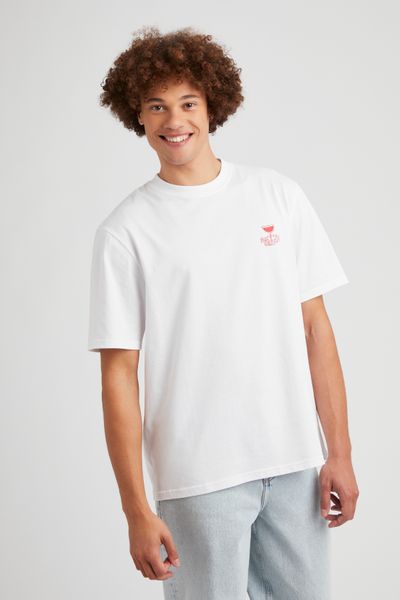 T-shirt imprimé devant dos