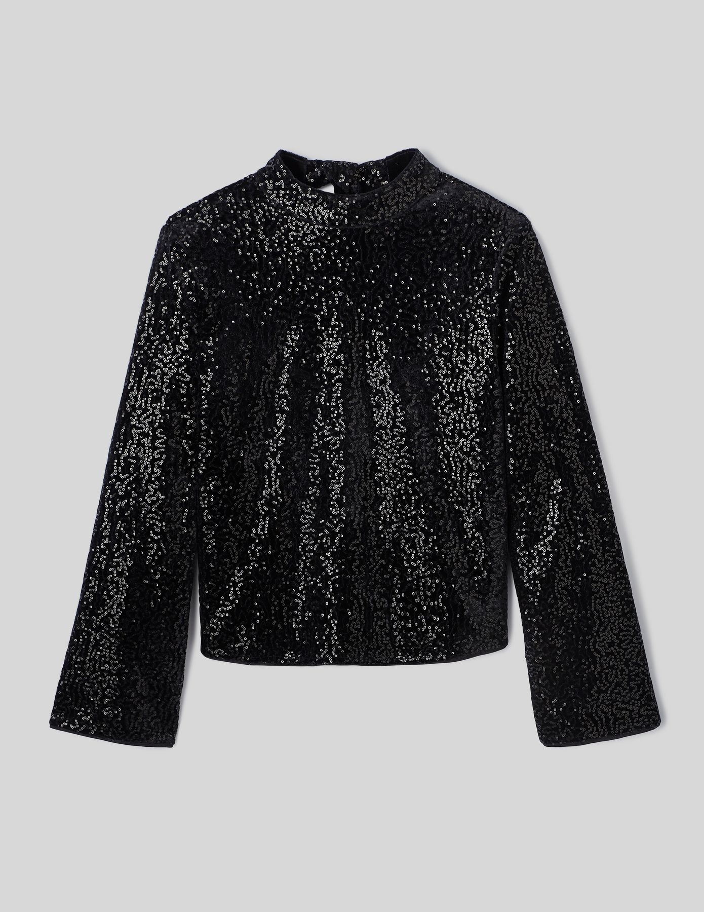 T-shirt dos nu à sequins