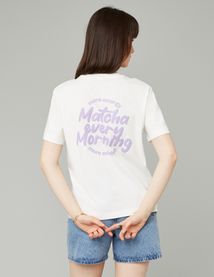 T-shirt imprim&eacute; devant/dos