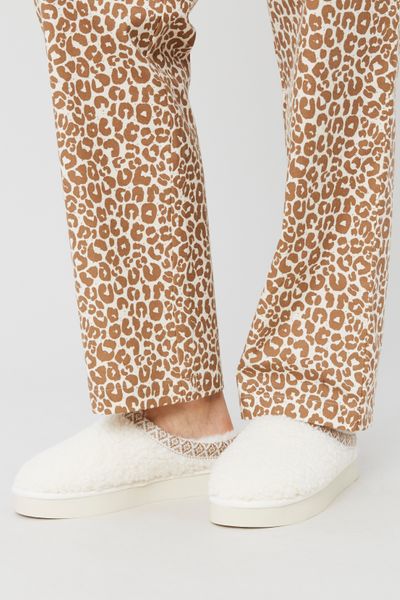 Chaussons mules moumoute