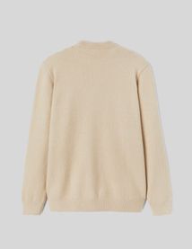 Pull matière fantaisie