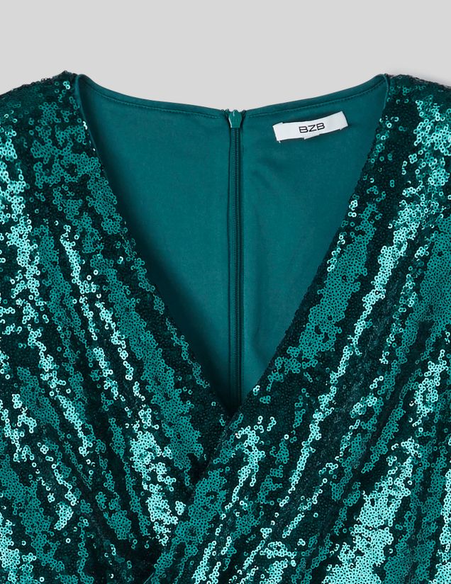 Robe courte sequins