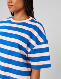 T-shirt boxy ray&eacute;