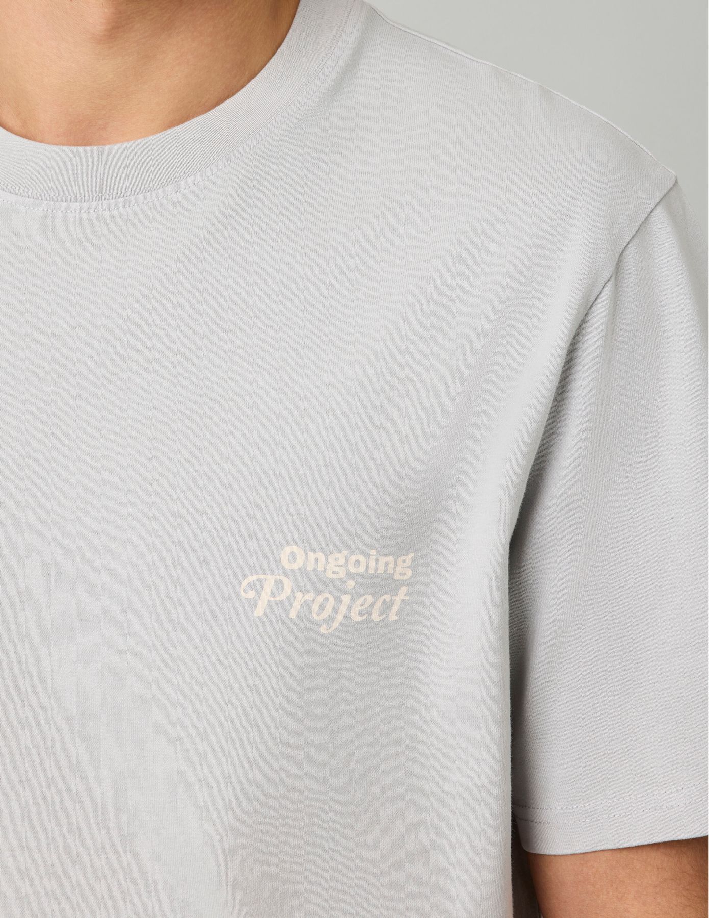 T-shirt garment dye imprimé