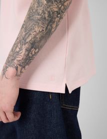 Polo mati&egrave;re gaufr&eacute;e