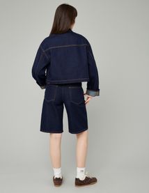 Veste en jean brut