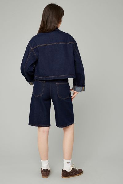 Veste en jean brut
