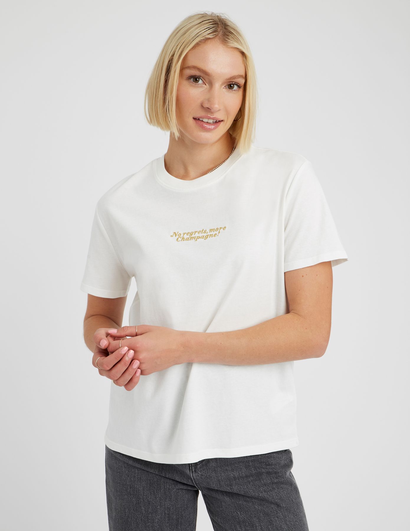 T-shirt brod&eacute;