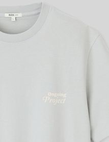 T-shirt garment dye imprimé