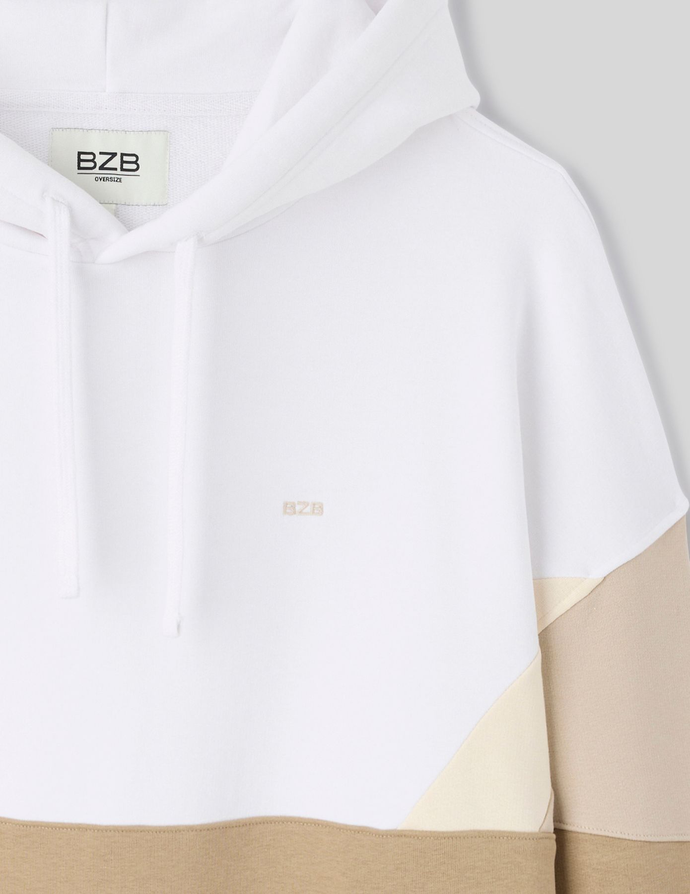 Sweat à capuche colorblock