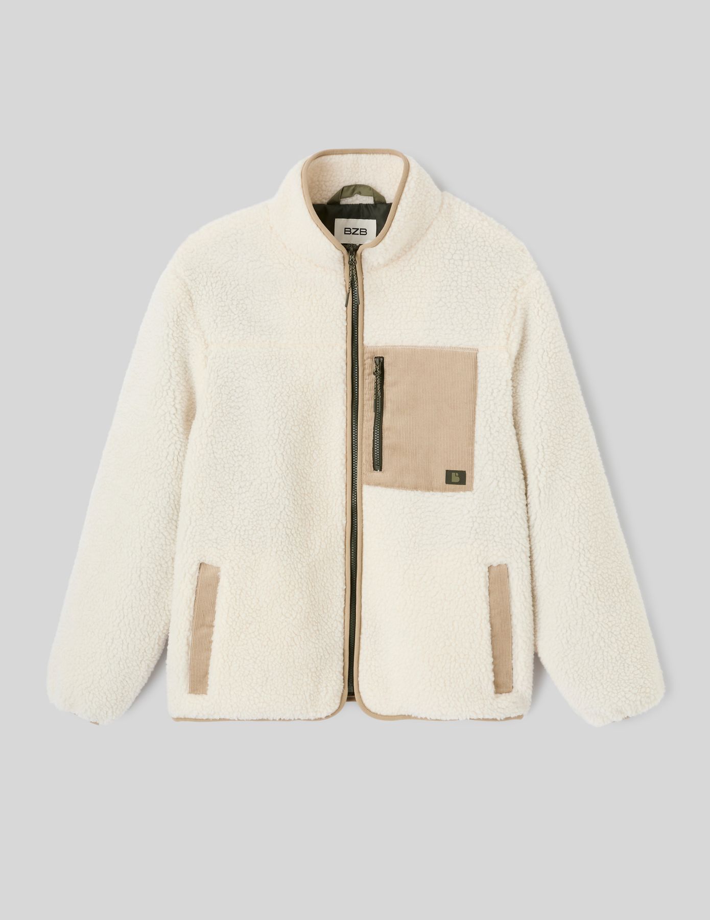 Veste zipp&eacute;e sherpa