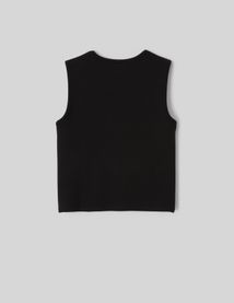 Top sans manches &agrave; n&oelig;uds