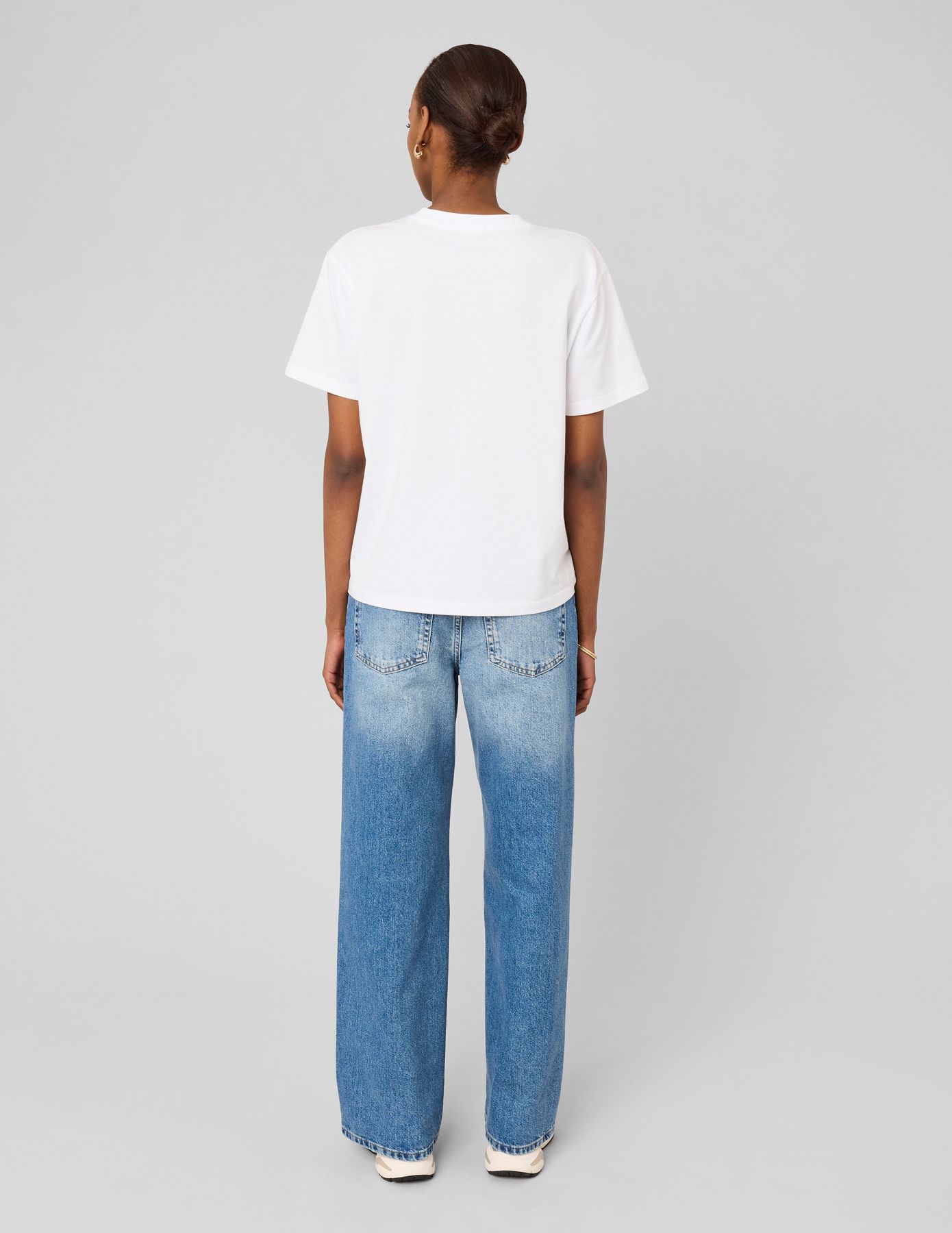 Jean wide leg taille basse