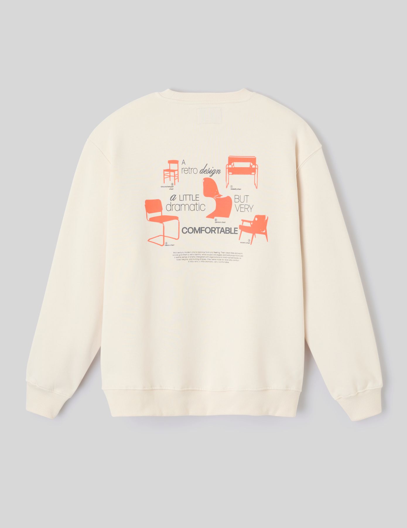 Sweat imprim&eacute; devant/dos