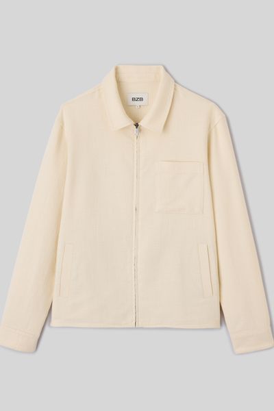 Veste zipp&eacute;e textur&eacute;e