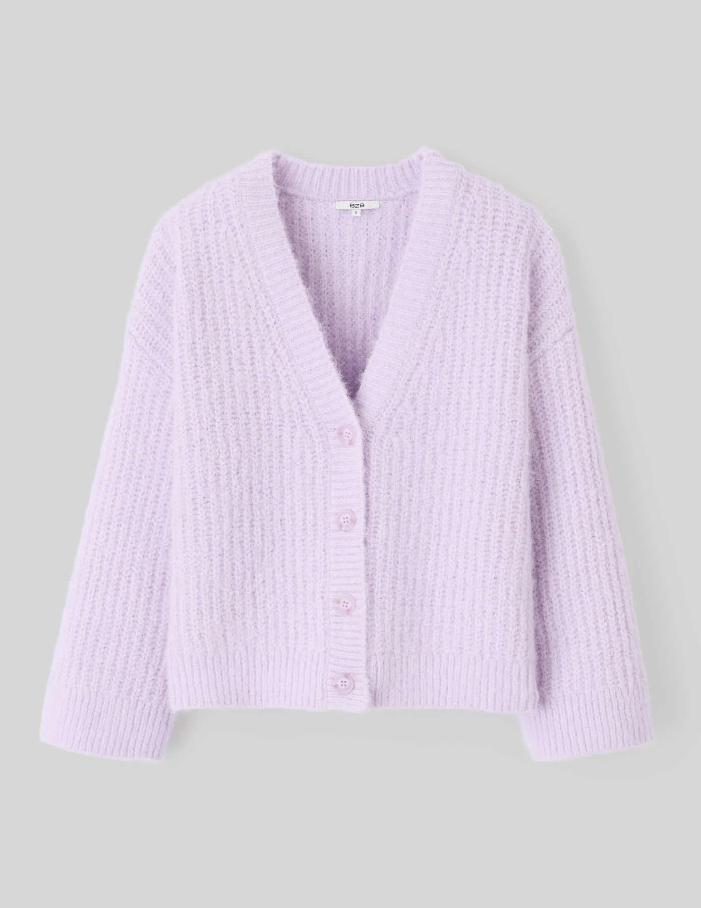 Gilet boutonné maille perlée