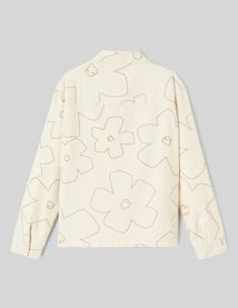 Veste zipp&eacute;e imprim&eacute;e