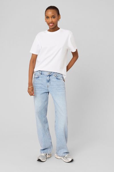 Jean straight taille basse