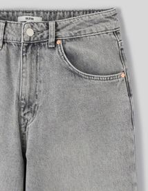 Jean baggy à revers