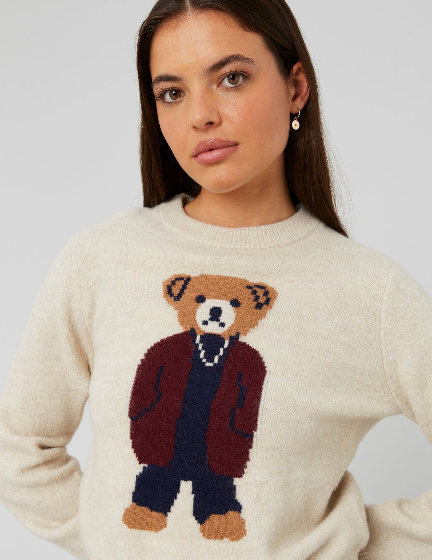 Pull jacquard ours