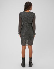 Robe courte drap&eacute;e