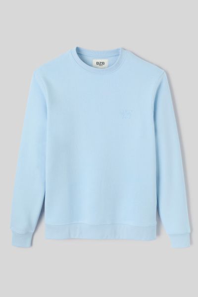 Sweat col rond brodé message
