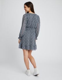 Robe courte imprimée