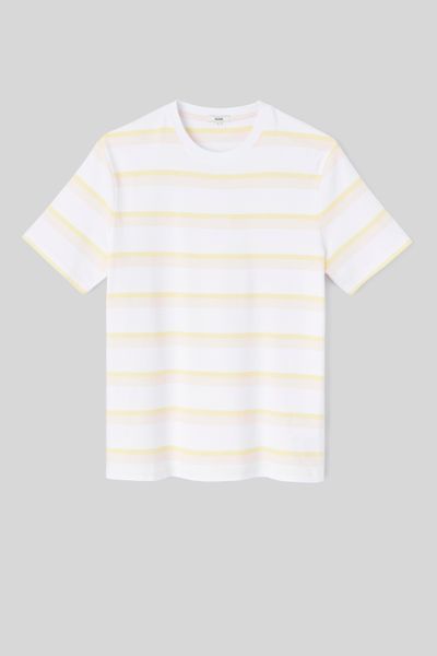 T-shirt à rayures bicolores