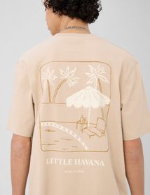 T-shirt imprim&eacute; devant/dos