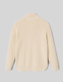 Pull col montant zippé